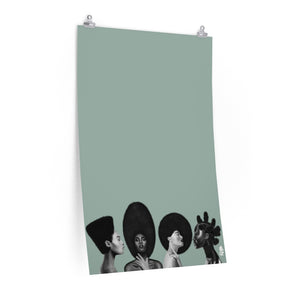 Open image in slideshow, &quot;Afropop&quot; Poster (Pastel green)
