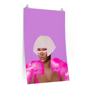 "Reckless Fame" Poster (White)