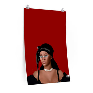 Open image in slideshow, &quot;Reckless Fame&quot; Poster (Black/Red)
